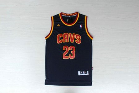 Maillot De Basket Cleveland Cavaliers LeBron James 23 Tissus Sportif Fans Edition Bleu